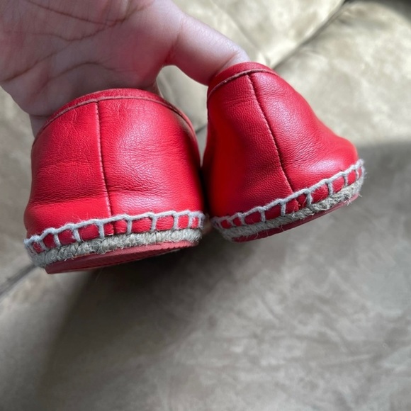 Coach Genuine Leather Rhodelle Espadrille Flat Loafers Slip-On Shoes Size US 6 - Picture 8 of 10